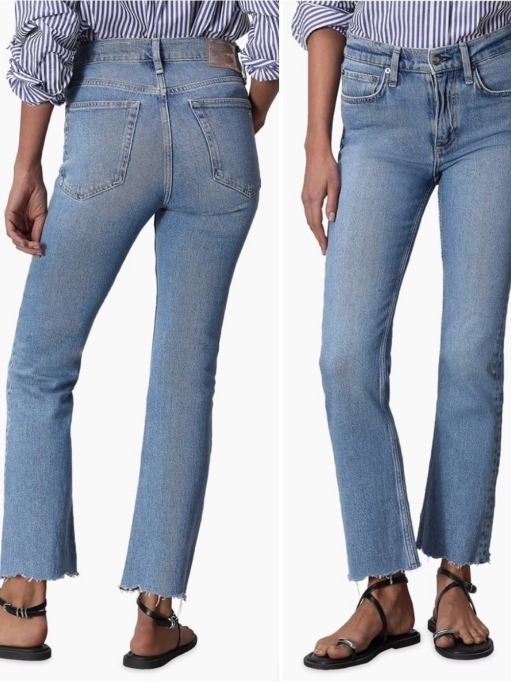 Rag & Bone The Peyton Mid-Rise Ankle Bootcut Jeans Size 27
